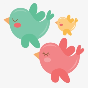 Bird Family Svg Scrapbook Cut File Cute Clipart Files - Cute Bird Cartoon Png #393249
