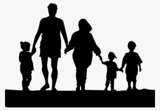 Family Holding Hands Silhouette #393323