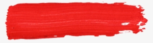 Free Download - Red Paint Brush Stroke #393780