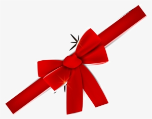 Christmas Bow Tie Clipart - Cinta Con Moño Png #394030