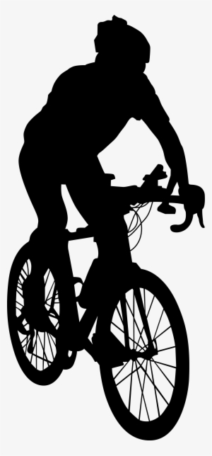 Andy Christensen Racing - Riding Bike Silhouette Png #394170
