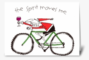 The Spirit Moves Me Greeting Card - Brennabor Fahrrad #394359
