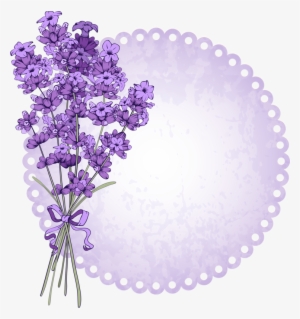 Lavender Watercolor Png Picture Royalty Free Download - Lavender Flower Background Vector #394439