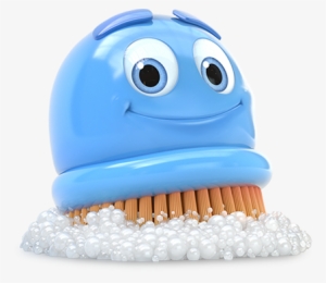 “destroys 100% Limescale And Smells Out Of This World - Scrubbing Bubbles Logo #394919