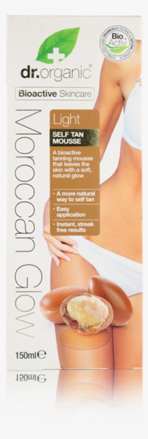 Dr Organic D/o Moroccan Glow Light Self Tan Mousse - Dr Organic Moroccan Glow Light Self Tan Mousse 150ml #395999