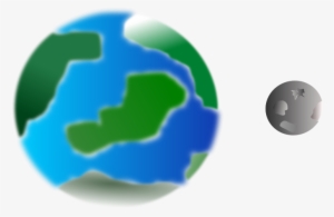 Free Clipart Planet With Moon Cprostire - Planet And Moon Clip Art #396242