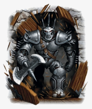 The Gun Armed Warforged Looks At The Glamoured Warforged - Warforged Juggernaut #396401