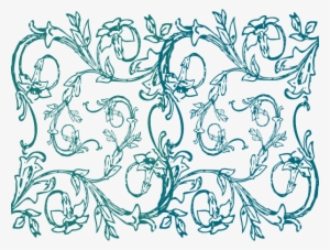 Blue Flower Decor Svg Clip Arts 600 X 454 Px #396767