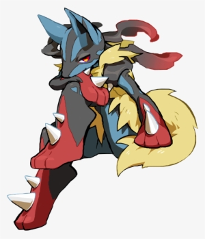 Transparent Lucario Png - Pokemon Mega Lucario Shiny, Png Download