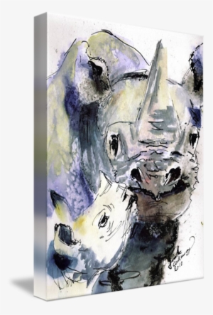 Jpg Royalty Free Download In Of Sukuma Watercolor By - Gallery-wrapped Canvas Art Print 16 X 21 Entitled In #397770