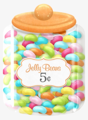 Candy Clipart Candy Jar - Jelly Beans Clipart #398085