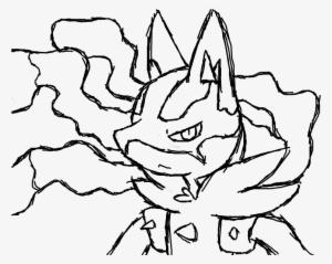 Mega Lucario Drawing At Getdrawings - Lucario Mega Evolution Drawing #398173