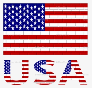 Usa Flag With Name #398430