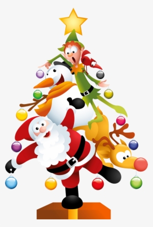 Funny Transparent Christmas Tree - Christmas Fun Clipart #398763