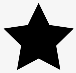 Black Star - Transparent Background Star Png #398813