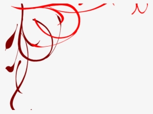 Simple Flourish Cliparts - Border Design Blue And Pink #398849