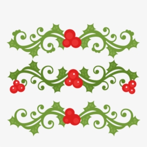 Christmas Flourish Png Graphic Black And White Library - Clip Art #399267