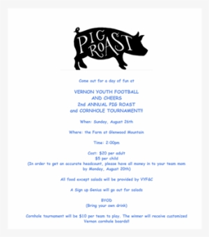 2018 Pig Roast - Pig Roast #3900328