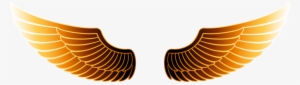 Golden Wings Transparent Image - Gold Eagle Wings Png #3900329