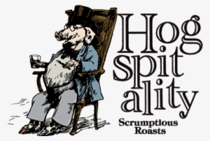 Hog Roast Pig Relaxing With His Drink - Pig #3900422