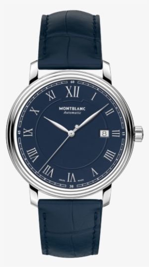 Montblanc Tradition Automatic Date Stainless Steel/leather - Montblanc Watch #3900761