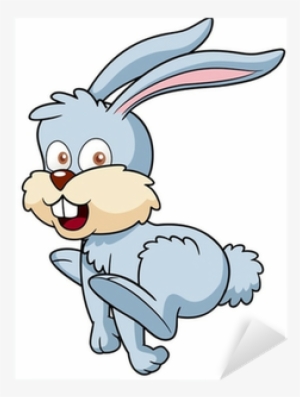 Illustration Of Bunny Rabbit Cartoon Sticker • Pixers® - Illustration #3902026