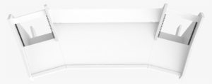 Pro Line Sl Desk All White - Outdoor Sofa #3902161