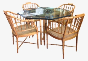 Baker Furniture Cane Dining Table - Cane #3903058