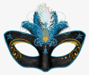 Black And Gold Masquerade Mask Png - Masquerade Ball #3903684