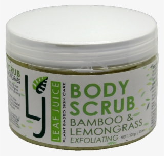 Bamboo & Lemongrass Salt Based Body Scrub - Natural Skin Care #3903946