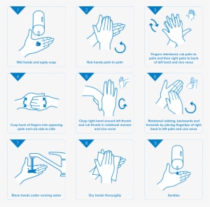 9 Simple Steps Of Handwashing - Hand Washing #3904358