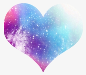 Blue, Galaxy, And Heart Image - Galaxy Heart Png #3904453