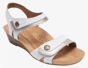 Cobb Hill Hollywood 2 White - New Women's Rockport Hollywood 2 Piece Sandal Shoes, #3904856