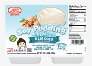 Afc Almond Soy Pudding 34 Oz - Label #3905966