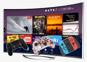 Best Smart Tv For Video Games - Cloudwalker Cloud Tv 139cm 55 Inch Ultra Hd 4k Curved #3906255