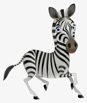 Cartoon Zebra Clipart - Zebra Cartoon Images Png #3906352