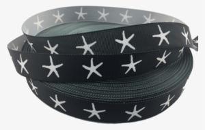 Black And White Starfish Ribbons - Belt #3907133