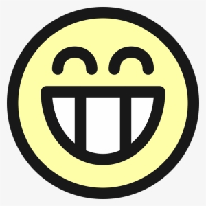 Smiley Face Icon Transparent Free Icons - Grinning Face Badges Button #3907167