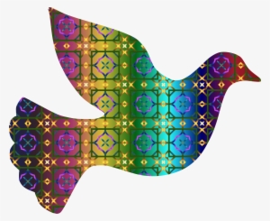 Dove Clip Art Png Download - Dove Clipart Colorful #3907473