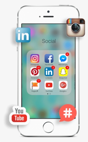 Social Is No Longer An Optional Extra - Social Media Phone Png #3908067