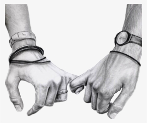 Holdinghands Love Couple Sketch Blackandwhite Hands - Holding Hands Drawing Realistic #3908213