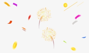 Elementos Decorativos De Fogo De Artifício - Portable Network Graphics #3909460