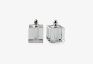 Fleur De Lis Crystal Salt And Pepper Shakers - Mignon Faget Fleur De Lis Crystal Salt #3910222