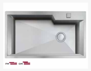 Top View Of A Stainless Steel Kitchen Sink - Kitchen Sink #3910718