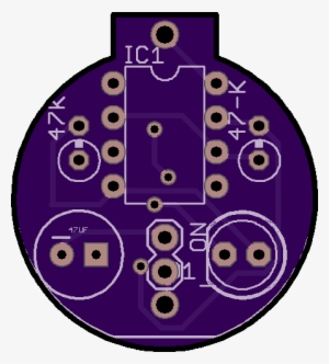 555 Lightning Bug Throwable - Circle #3910948
