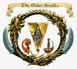 The Ultimate Elder Scrolls Logo - Elder Scrolls Bethesda Skyrim Necklace #3911253