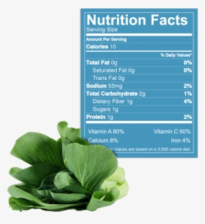 A Healthy Alternative - Raw Nutritional Value Of Bok Choy #3911276