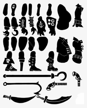 20 Jul 2010 - Pirate Body Black Png #3911558