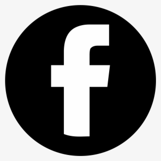 Facebook Black Circle - Alcance De Las Redes Sociales #3911645