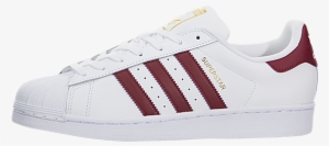 Adidas Superstar Foundation - Adidas Superstar Burgundy Stripe #3911765